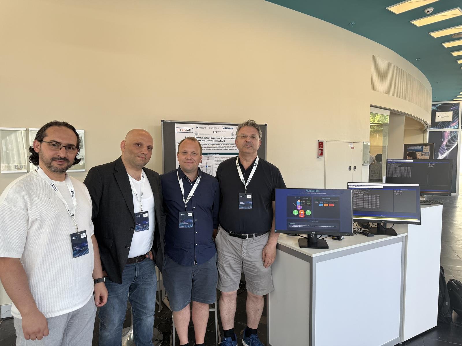 ITI team participated in Berlin 6G conference and showcased a live demo for Rilkosan project, including end-to-end IDS for secure industrial environment.